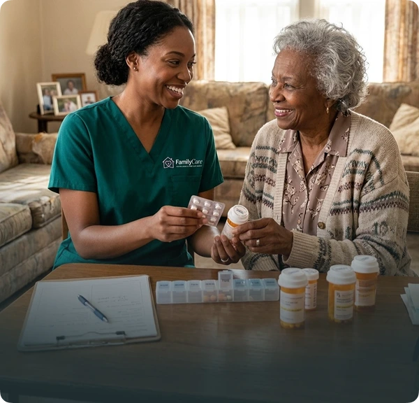 Service Medication and <br /> symptom management